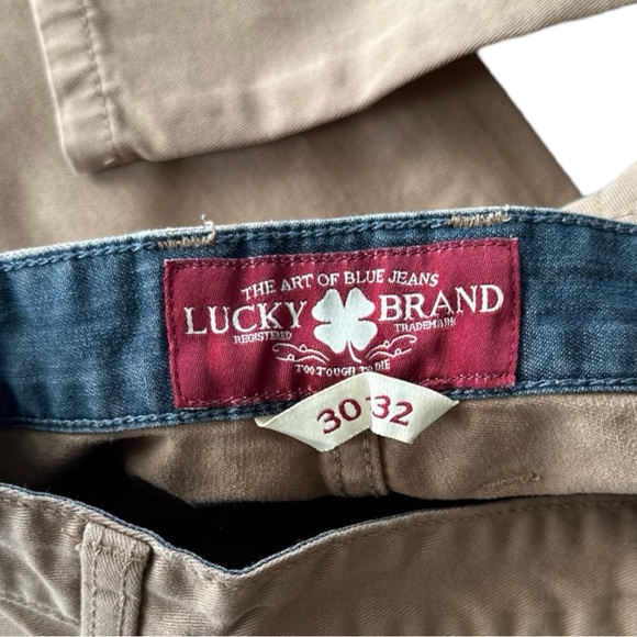 LUCKY BRAND 221 Original Straight Jeans Mens Tan Brown Size 30x32 - Picture 13 of 15